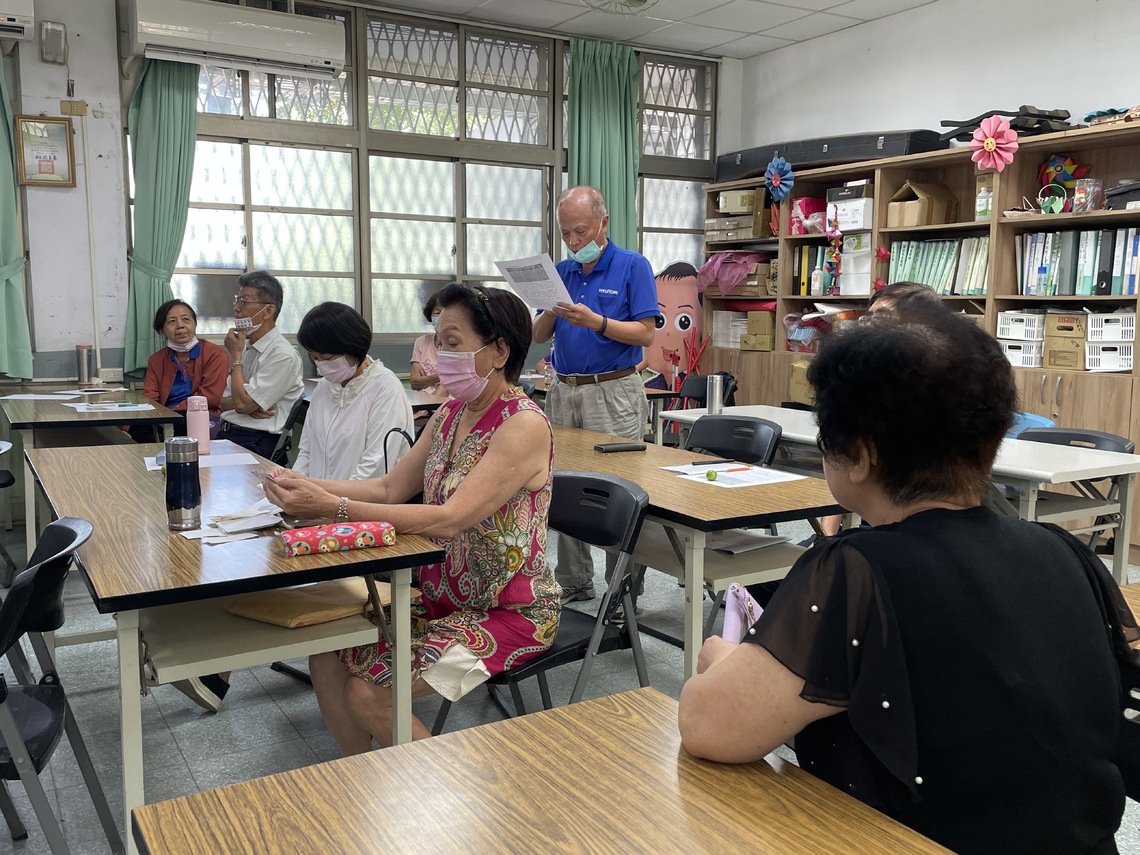 樂在學習的廖欽松 讓屏東市樂齡學習中心師生感佩懷念