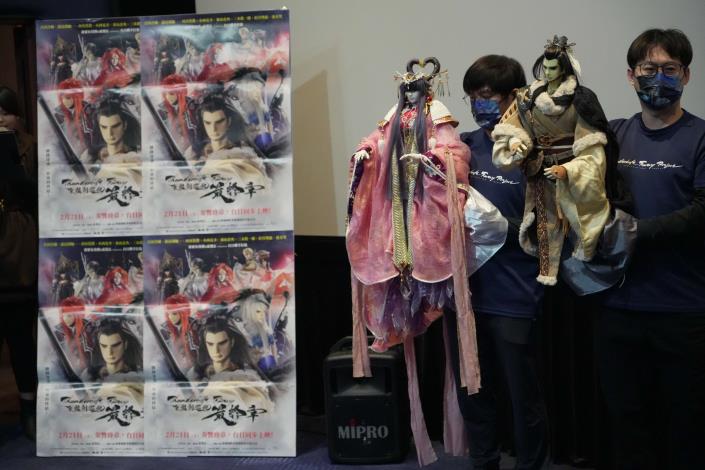 61c5613f5117ad0a04fe58ecd63e2869《Thunderbolt Fantasy 東離劍遊紀》由霹靂、Nitro+及Good Smile Company聯手打造的奇幻武俠布袋戲。(記者廖承恩翻攝)