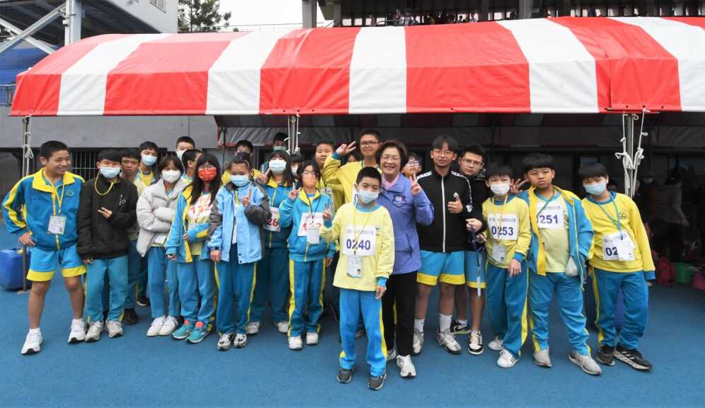 ▲114年適應體育田徑賽於今日在彰化縣立體育場舉行，彰化縣長王惠美出席開幕典禮並期勉選手們發揮最佳實力，超越自我、堅持到底，永不放棄的運動家精神，「你們都是最棒的」。（彰化縣政府提供）