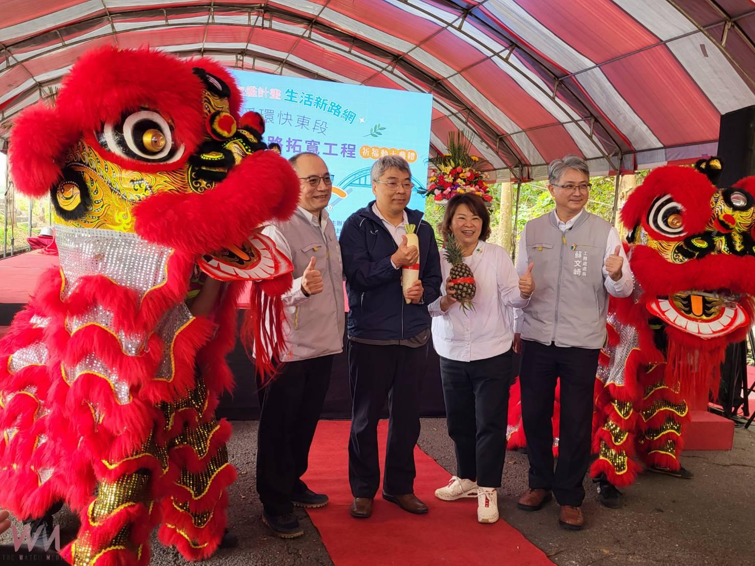 牛稠溪環快東段工程啟動 黃敏惠:輕軌若核定親自舞獅 - https://www.watchmedia01.com