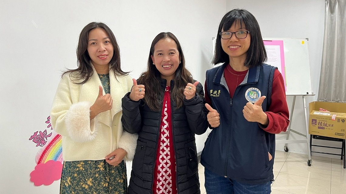 與金鐘影后有約          苗栗新住民歡度國際婦女節