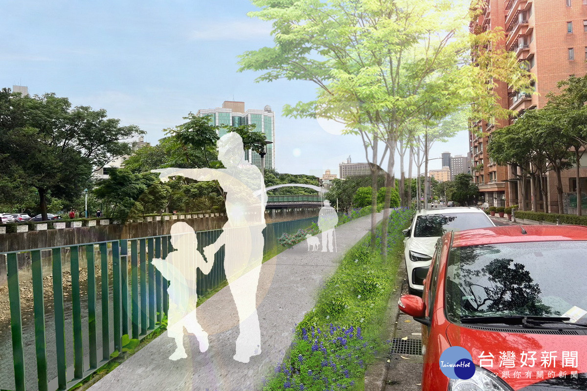 新增人行空間(示意圖)。<br /><br />