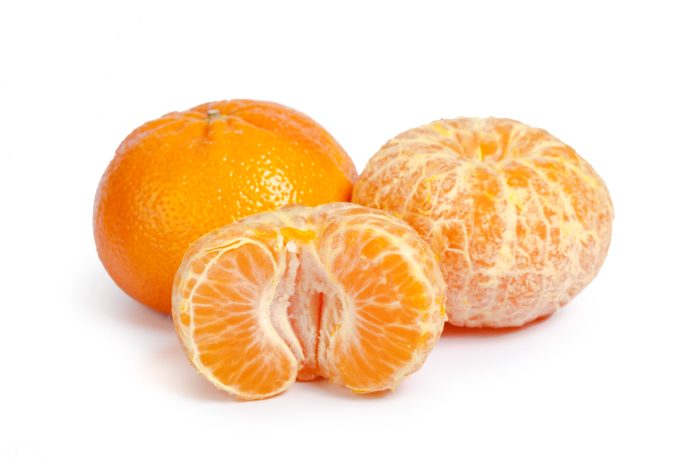 mandarin isolated white background scaled