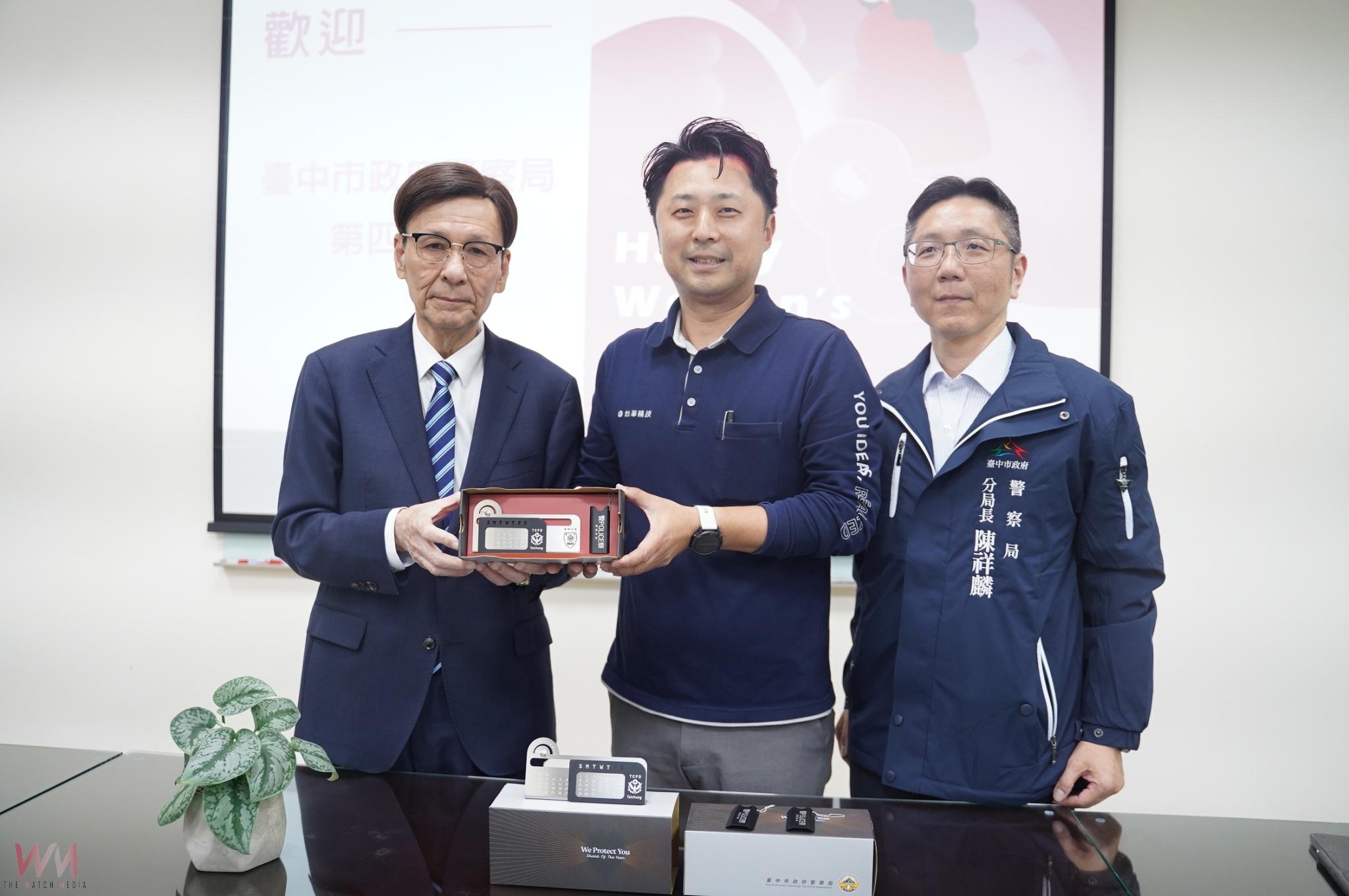 提升民眾識詐！中市警攜手企業打造獨家「萬年後盾」　防詐宣導再升級