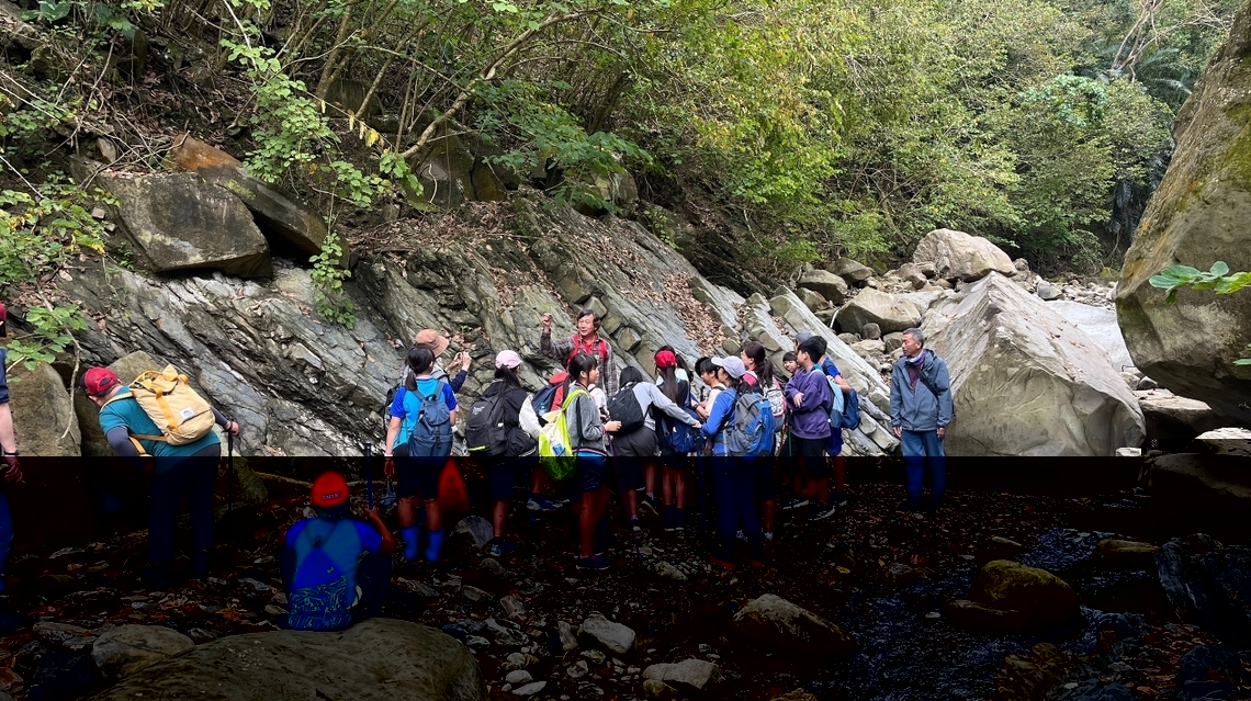 月美國小山野教育尋古道至白雲仙谷 師生領略探索家鄉大自然之美