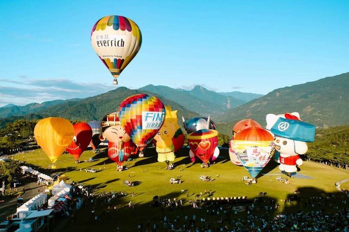 2025台東熱氣球嘉年華將於07/05登場。（圖為2024年資料照）　圖：台東縣政府交通及觀光發展處觀光遊憩科／提供