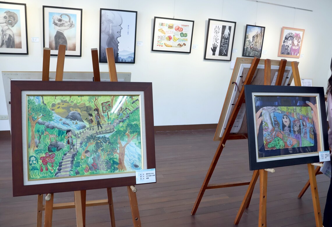 三民國中、七賢國小、屏山國小三校聯展開幕 「GLORY」裝置藝術閃耀校園