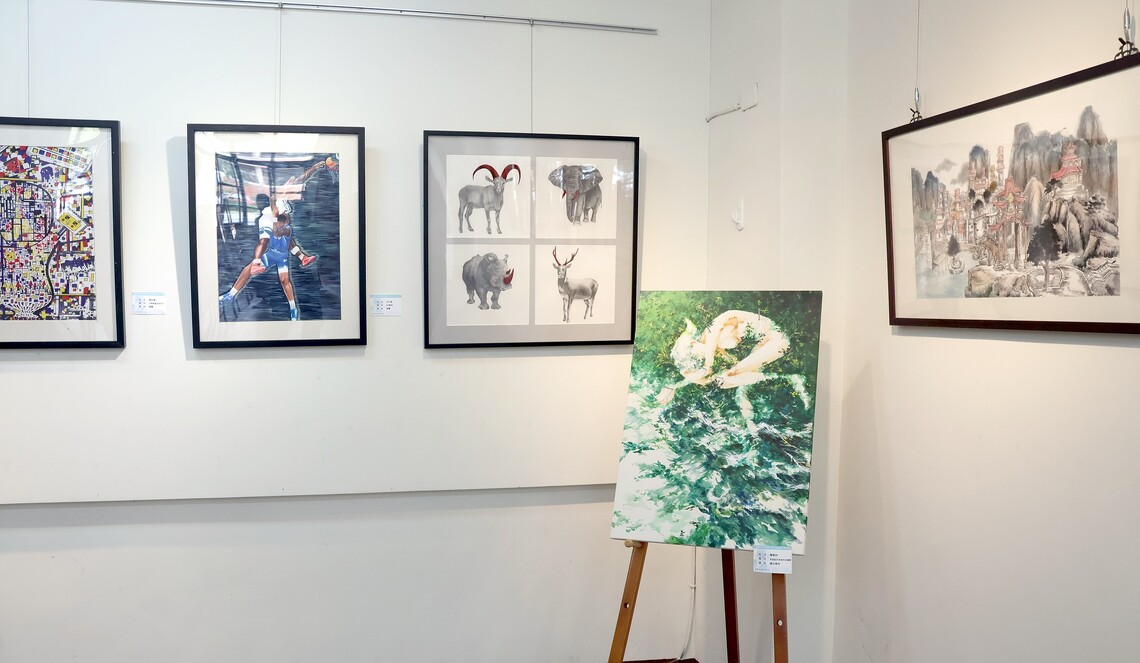 三民國中、七賢國小、屏山國小三校聯展開幕 「GLORY」裝置藝術閃耀校園
