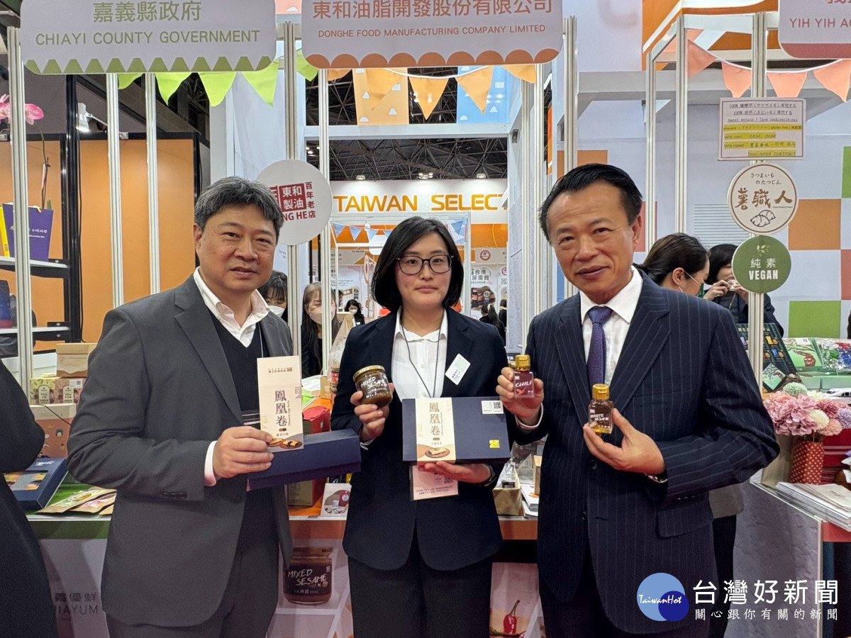 2025日本東京國際食品展今11日隆重開幕,嘉義縣長翁章梁親自率領8家業者參展/嘉義縣政府提供