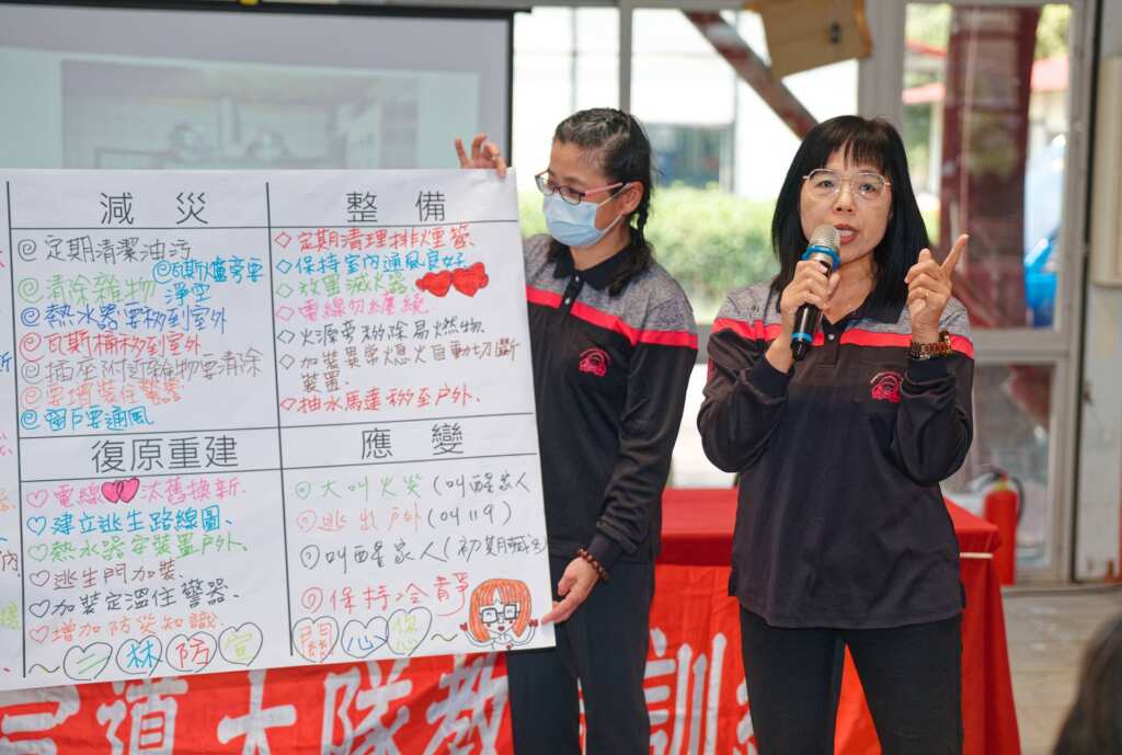 ▲提升義消防火宣導隊的專業能力，也希望發掘更多具備宣導潛力的優秀人員，吸引更多民眾投入防火教育行列，擴大防火宣導的影響力。 （彰化縣消防局提供）