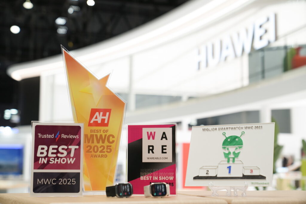 2025 MWC 華為共斬獲33項國際媒體大獎 智慧穿戴共獲9項