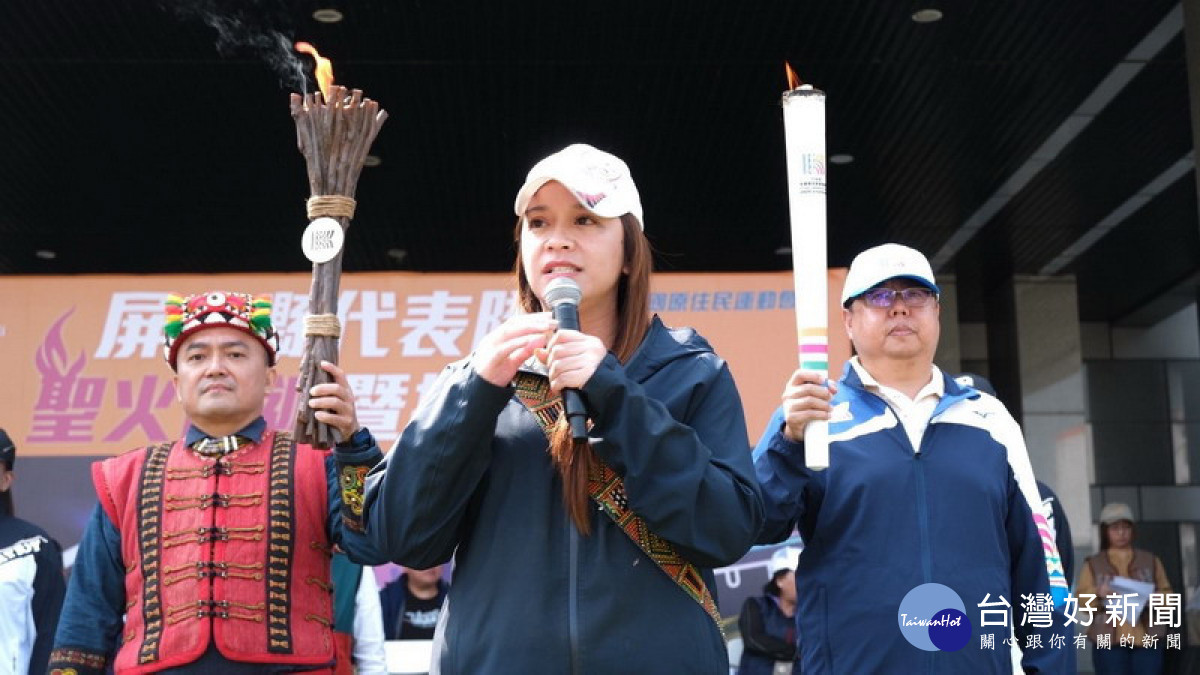 ▲114年全國原住民族運動會聖火正式啟動聖火全國傳遞。