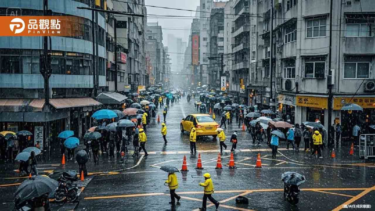 先下雷雨周末「雪崩式降溫探5度」寒流凍4天