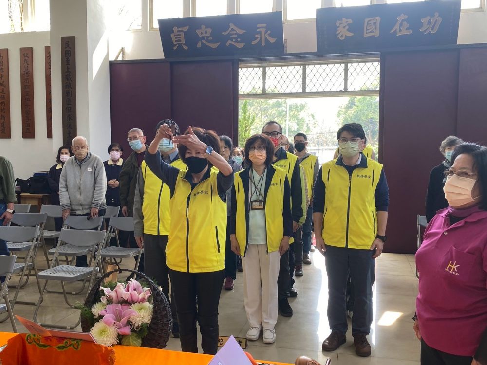清明祭典慰英靈   板橋榮家法會莊嚴肅穆溫馨