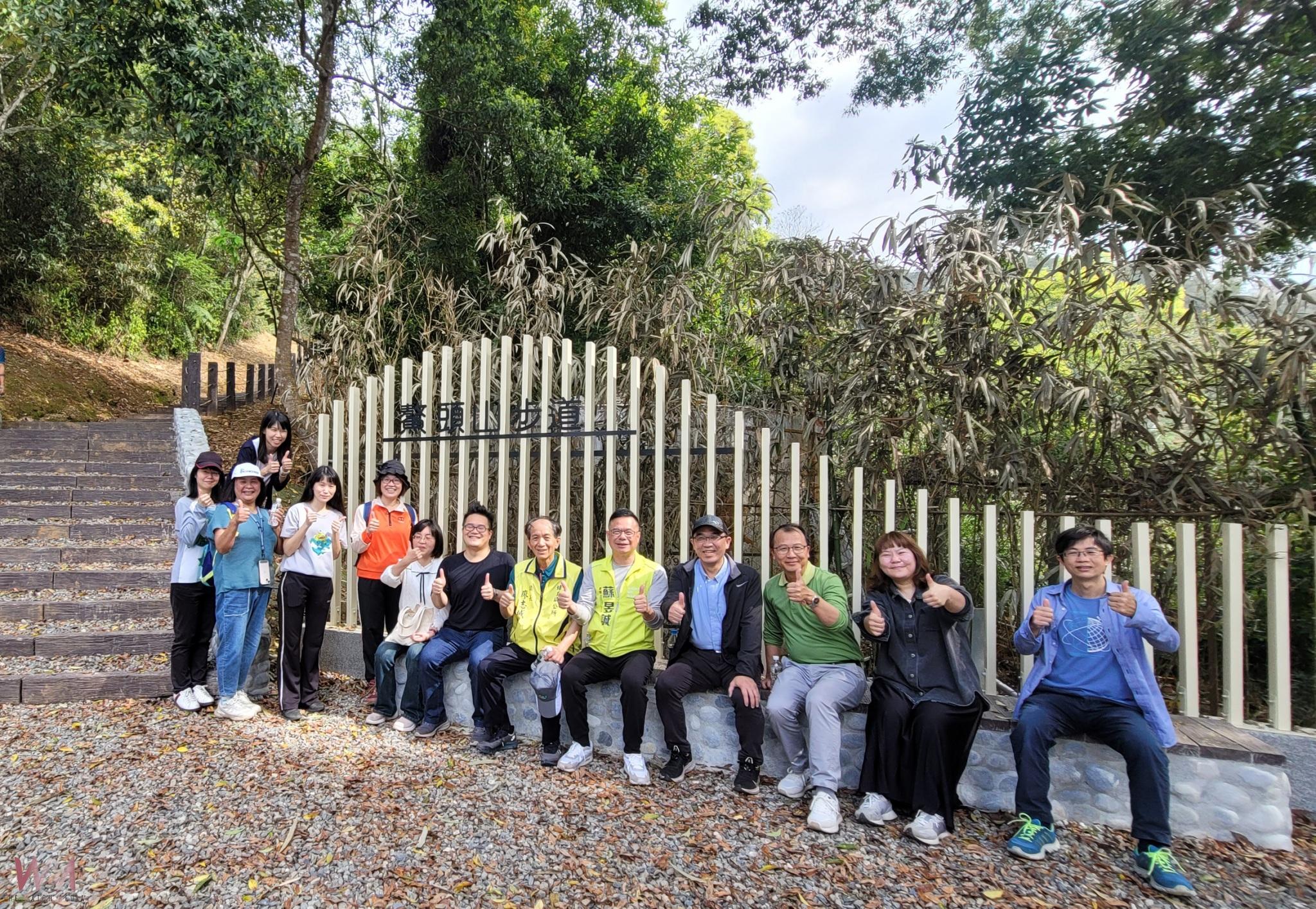 埔里鎮鰲頭登山步道完工再添觀光遊憩亮點！