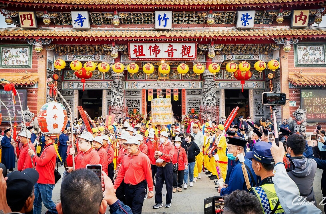 內門圖書館走讀羅漢門迎佛祖