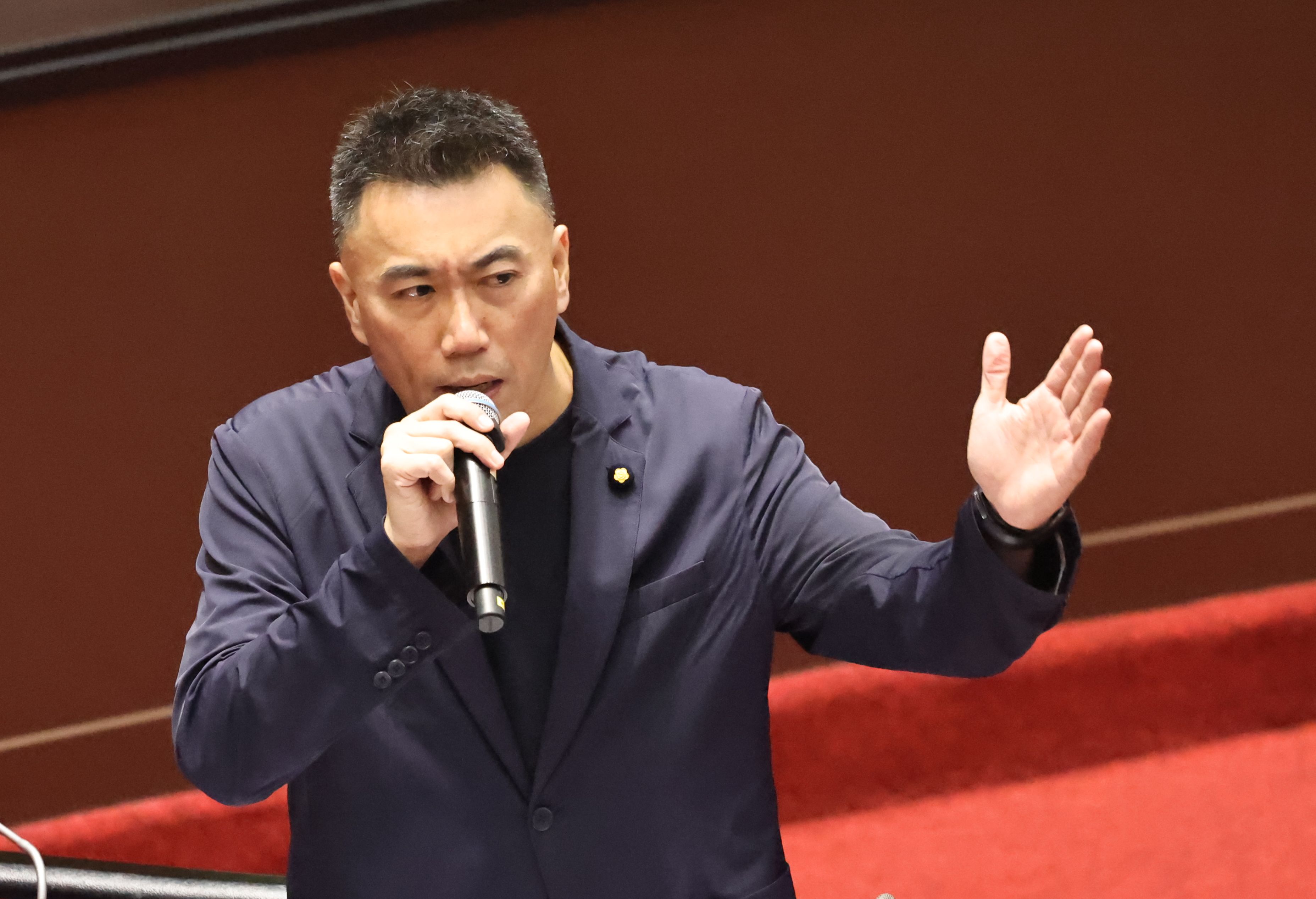 國民黨立委林沛祥罷免案通過一階,他表示,相信基隆市民會用理性與事實來判斷他的所作所為。資料照片/林啟弘攝