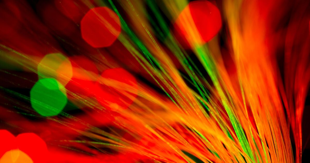 1200 Beautiful Optical Fiber Detail