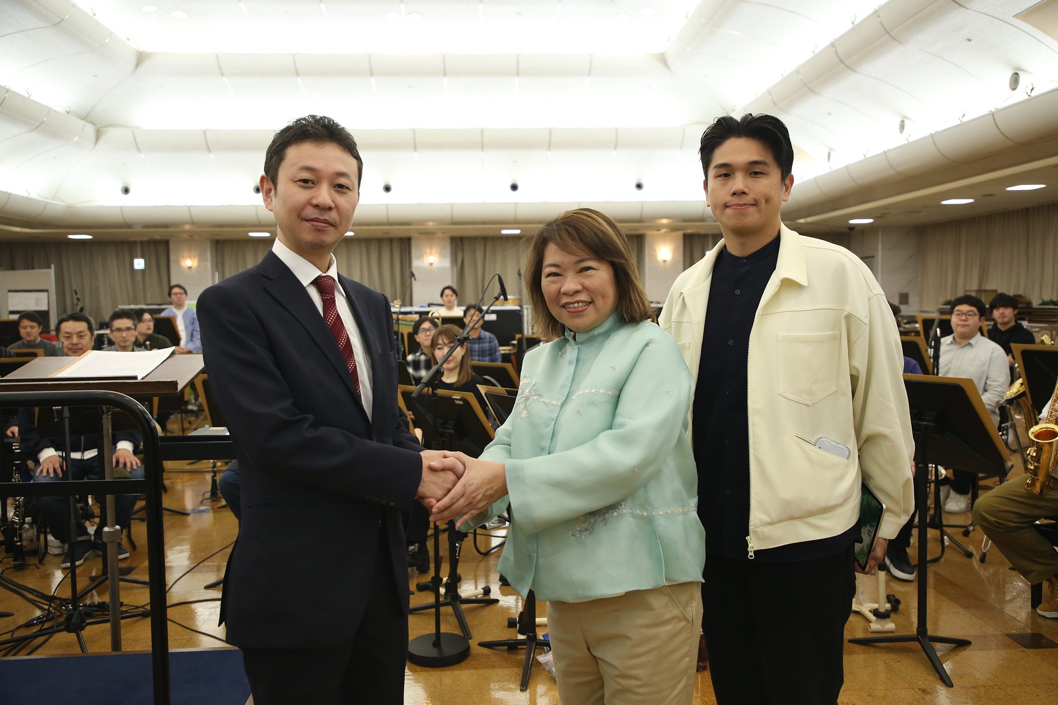 黃敏惠赴日推廣音樂交流 邀東京佼成管樂團參演嘉義國際管樂節