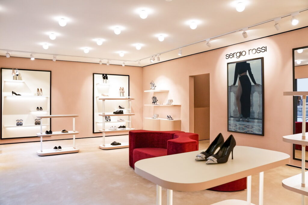 微風廣場一樓Sergio Rossi店裝照