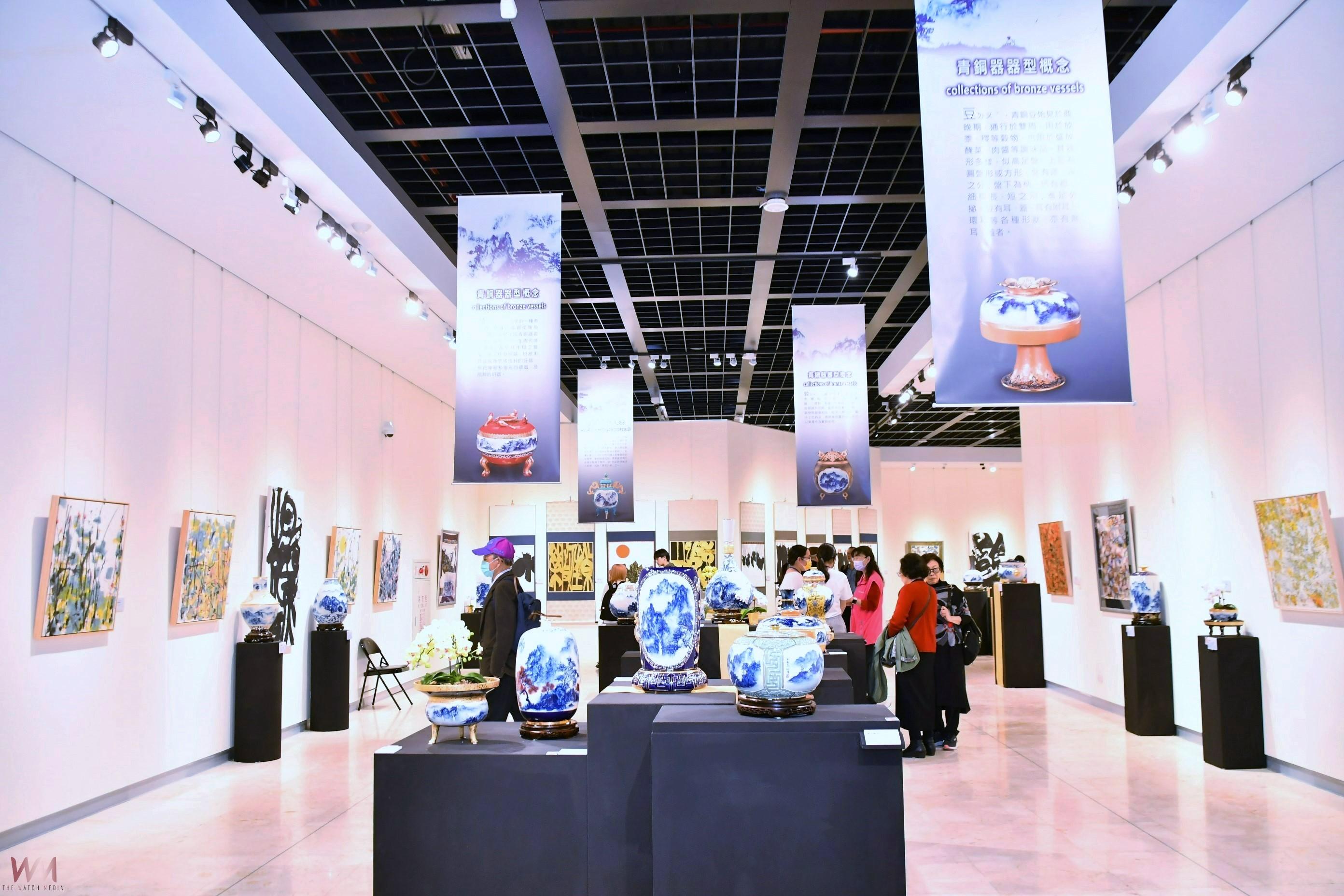 (有影片)/彰化美術館卓麗秋與梁永斐雙人藝術展 跨域融合傳統與現代 - https://www.watchmedia01.com