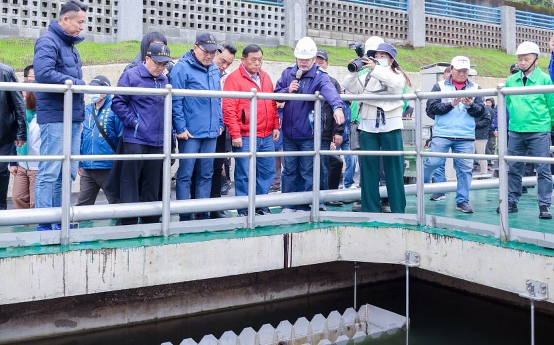 林口水資源回收中心二期工程擴建完工 侯友宜:已達123年污水處理量能