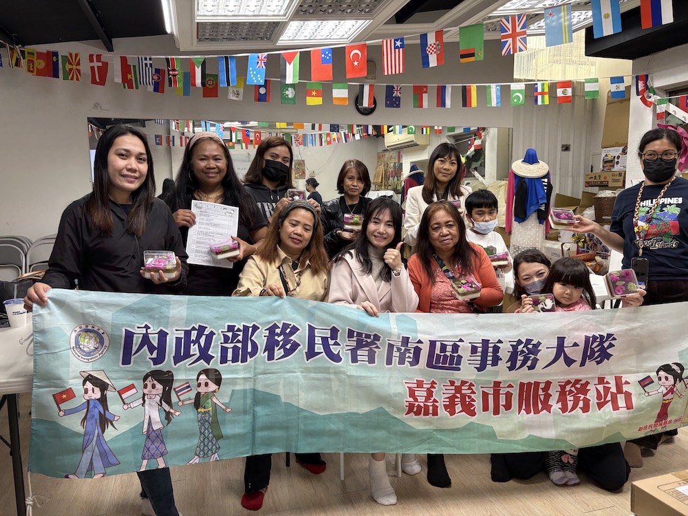 移民署嘉義市服務站辦多元家庭文化教育課程。(圖/移民署提供)