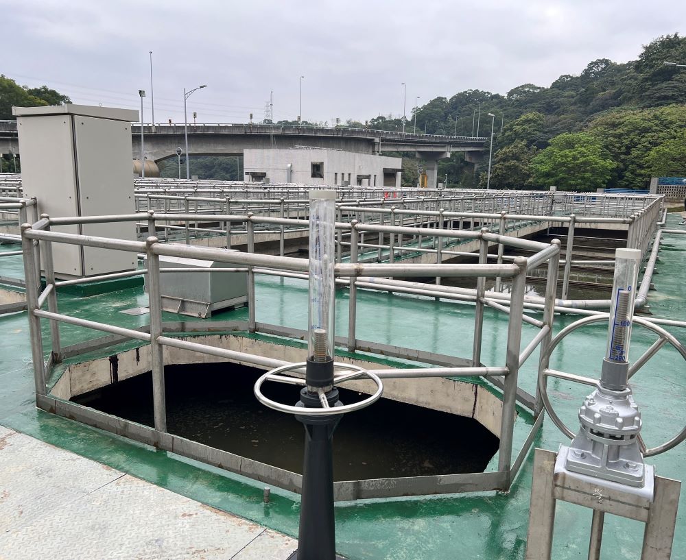 《圖說》水資中心擴建完工後擁有備援系統,保障污水處理安全無風險。〈水利局提供〉