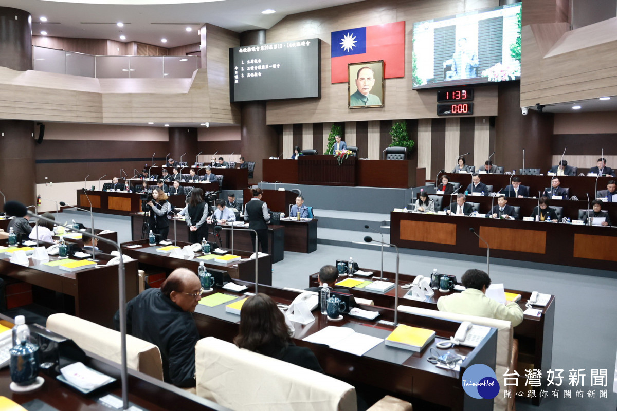 南投縣議會召開臨時會。（縣府提供）