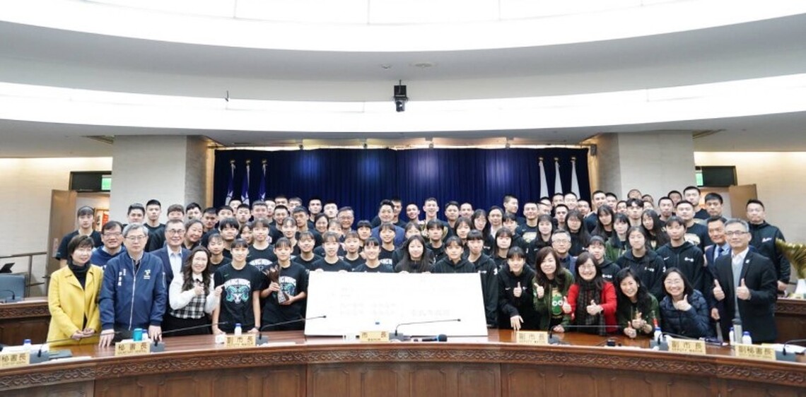 接見HBL北市四強學校 蔣萬安宣布頒發420萬元勉勵選手與教練團
