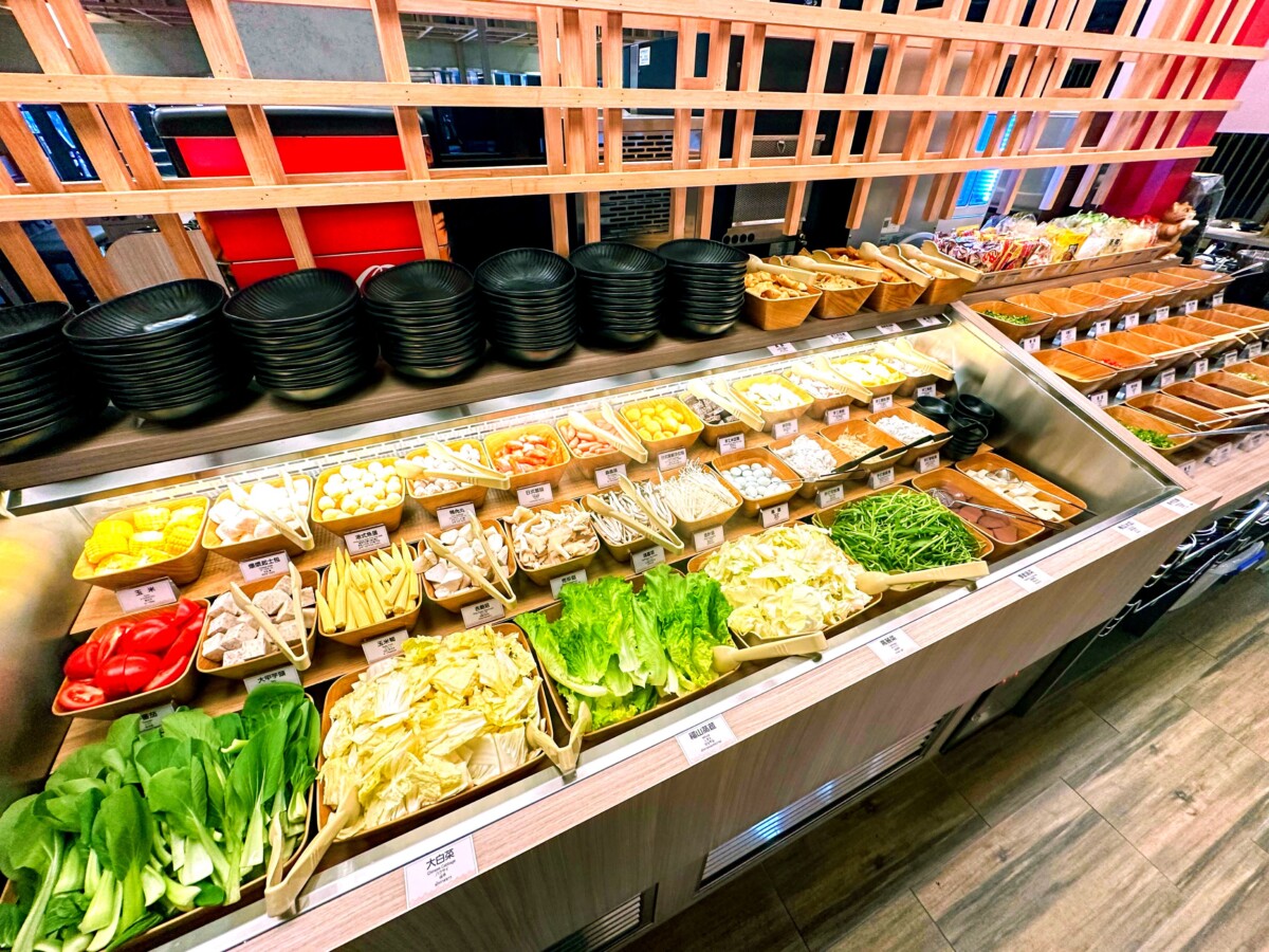 鮮蔬火鍋吧超豐盛