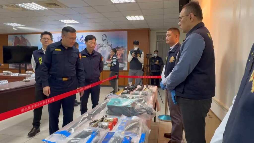 ▲彰化縣警察局從2月至3月執行全國掃黑及肅槍專案，成功削弱了犯罪集團的力量。（記者林明佑翻攝）