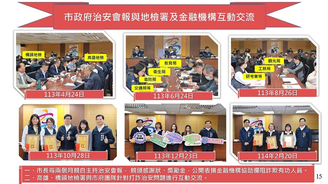 防詐再升級!高市金警聯手阻詐1-2月阻詐金額逾2億