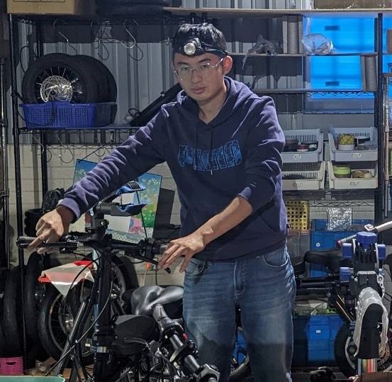 ▲圖:台鋼科大工程學院輕型電動單車的應用,獲得第三名的肯定。( 記者李堂安翻攝)