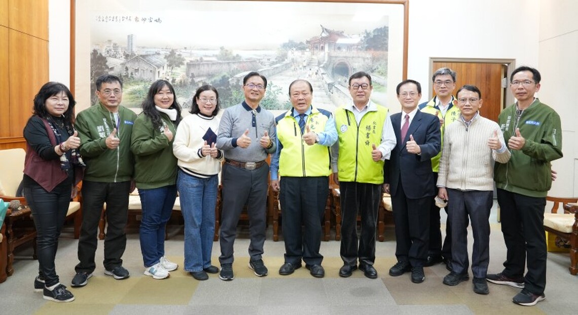 彰化市長林世賢率團訪澎 陳光復熱情接待 促進兩地交流