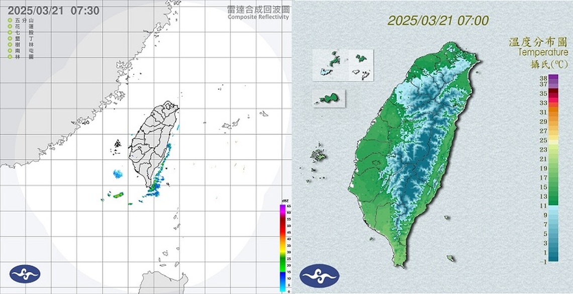 早晚仍要注意保暖 週五清晨輻射冷卻下探6度