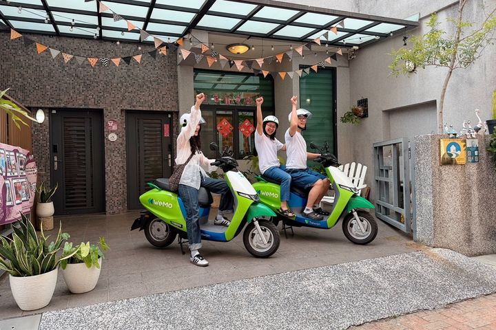 奧丁丁揪你訂房平台、WeMo 電動機車優惠騎乘方案,讓國旅更加彈性。 圖:奧丁丁集團/提供