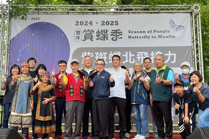 北飛接力!關子嶺嶺頂公園種蜜源植物 提供北返紫蝶補給