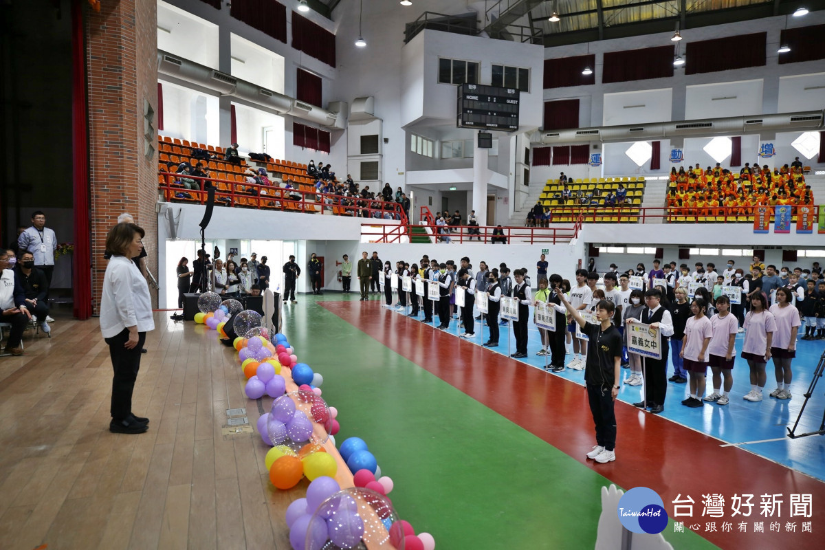 114年嘉義市運動會今天在嘉義市東區體育館盛大開幕／嘉義市府提供