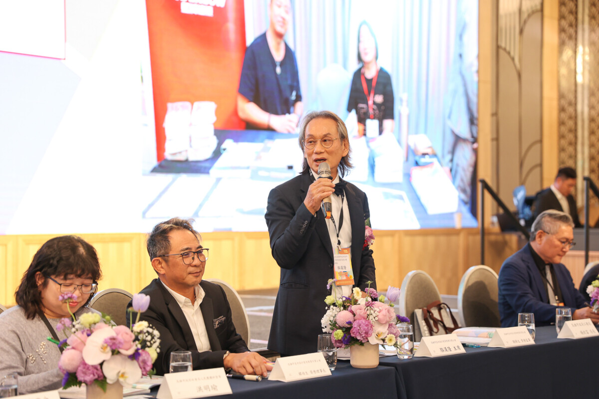 ▲駱漢隆成功連任第15屆理事長。(圖/伊亞思影像創作提供)