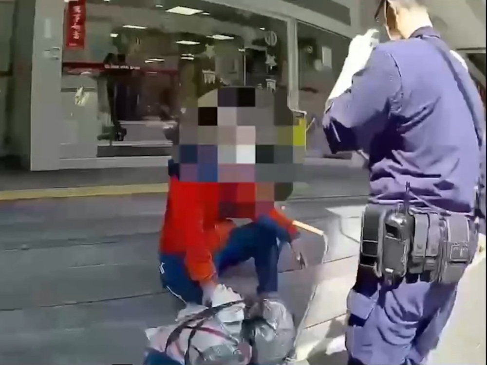 美工刀搶銀行 電眼追賊20分鐘逮人 228 cnews204250321a06
