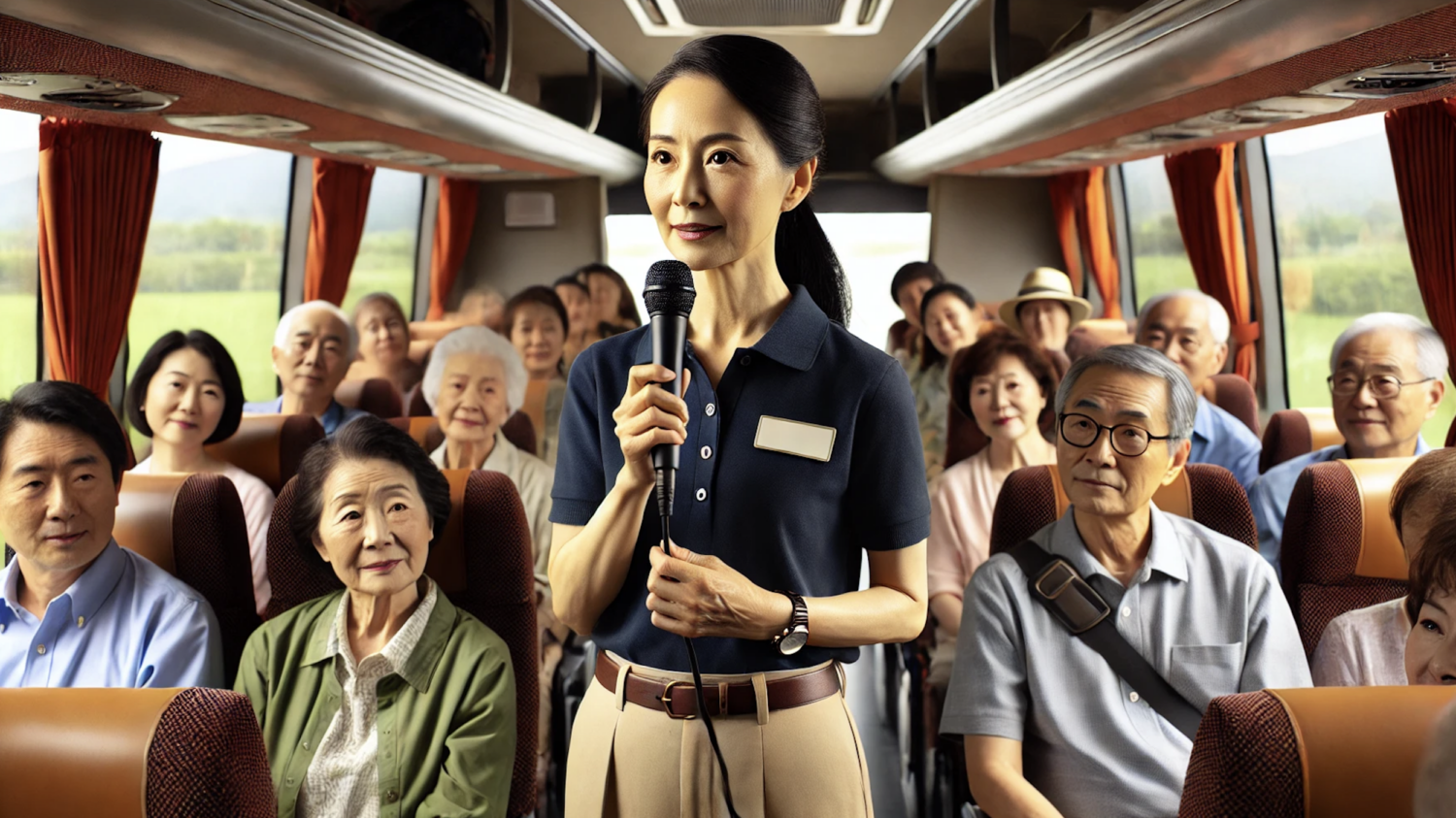 里民表示,吳導君會在遊覽車上做宣講。(本示意圖由AI生成