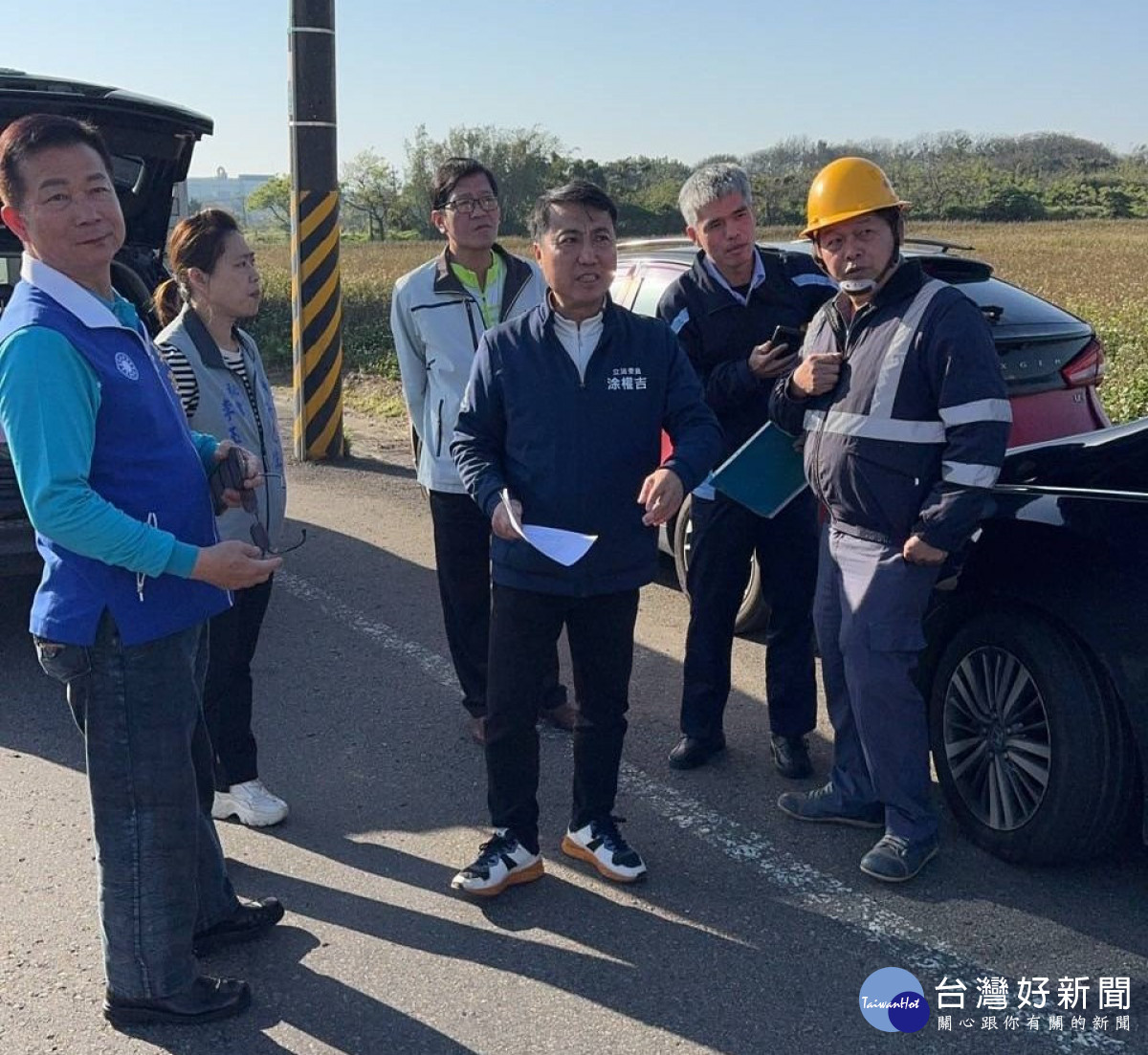 立委涂權吉視察，盼桃園告別「一日一停跳電」困境。