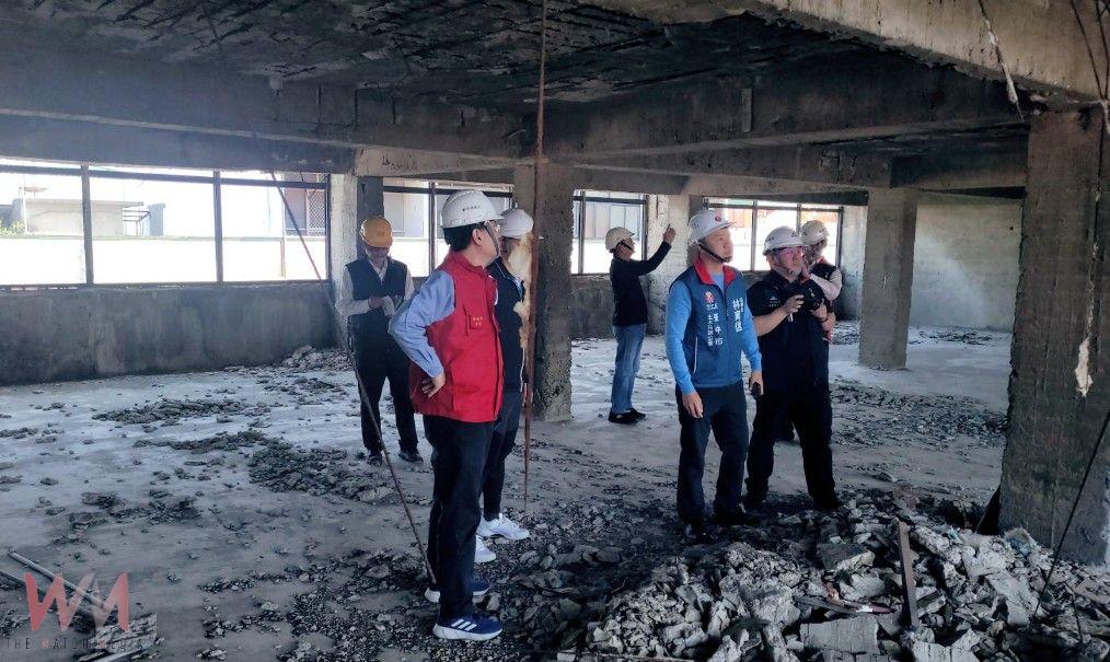 台中市清水區近50年大樓5、6樓層塌陷無人員傷亡 中市都發局採三大措施維護公安 - https://www.watchmedia01.com
