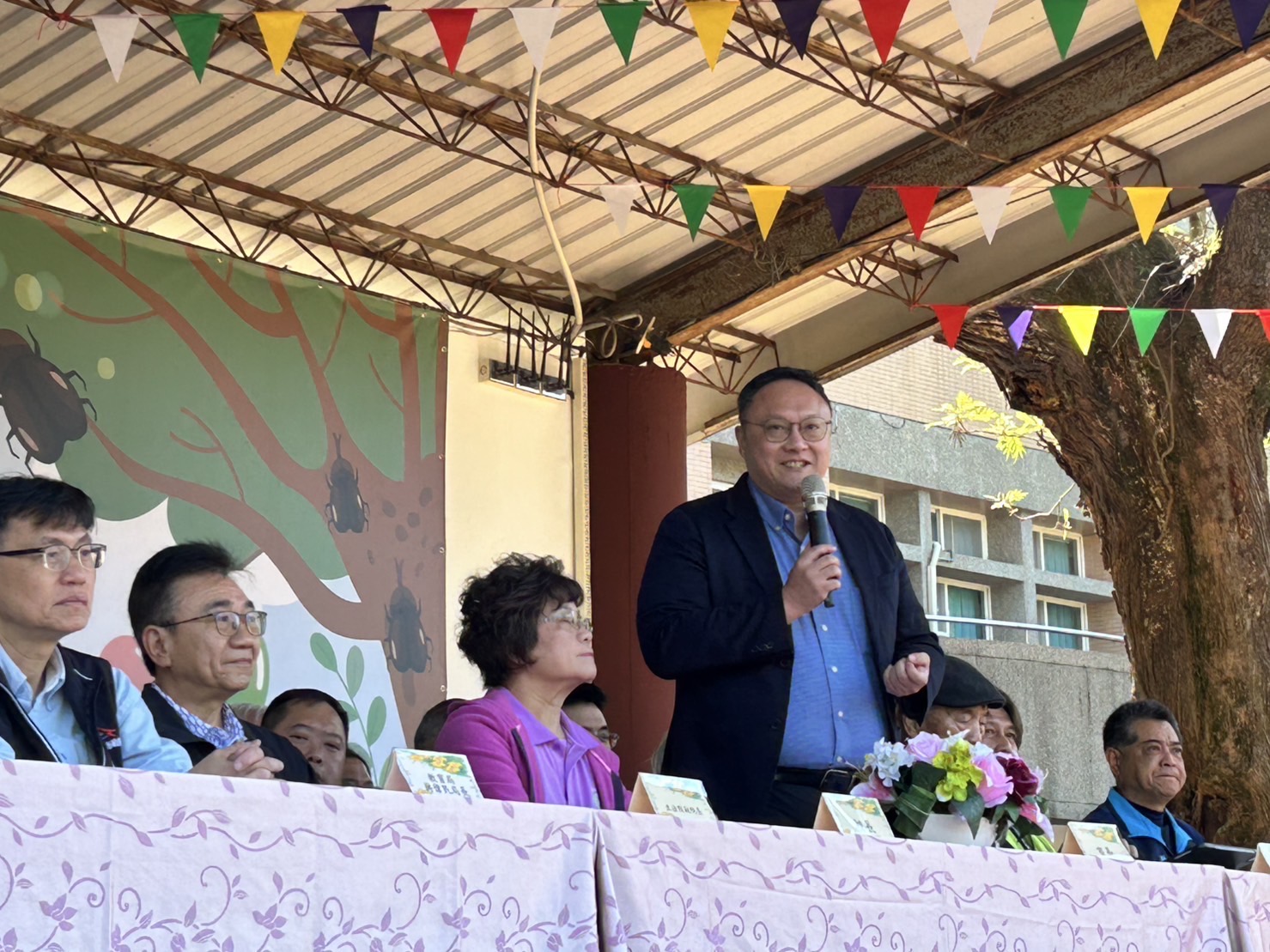 圖 鄭照新副市長見證百年東興國小榮耀時刻 共創教育美好未來 記者王偉翻攝