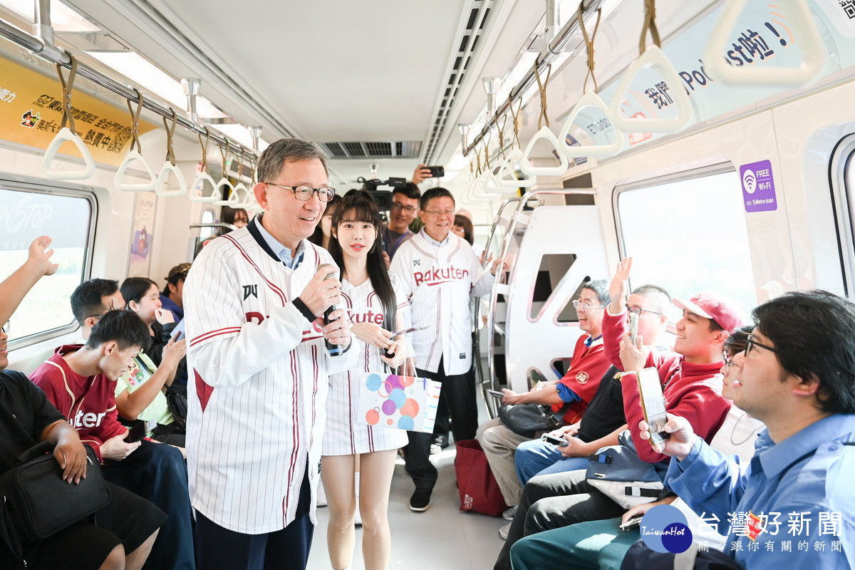 桃園市副市長王明鉅出席「2025挺猿彩繪列車首航」活動。<br /><br /> 