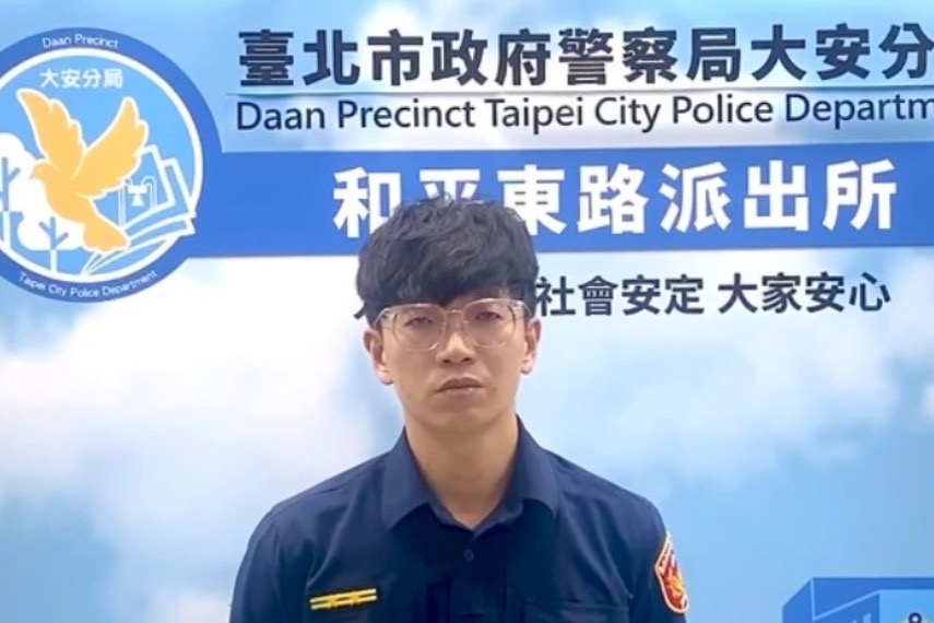 汽車拋錨駕駛慌  大安警即時救援