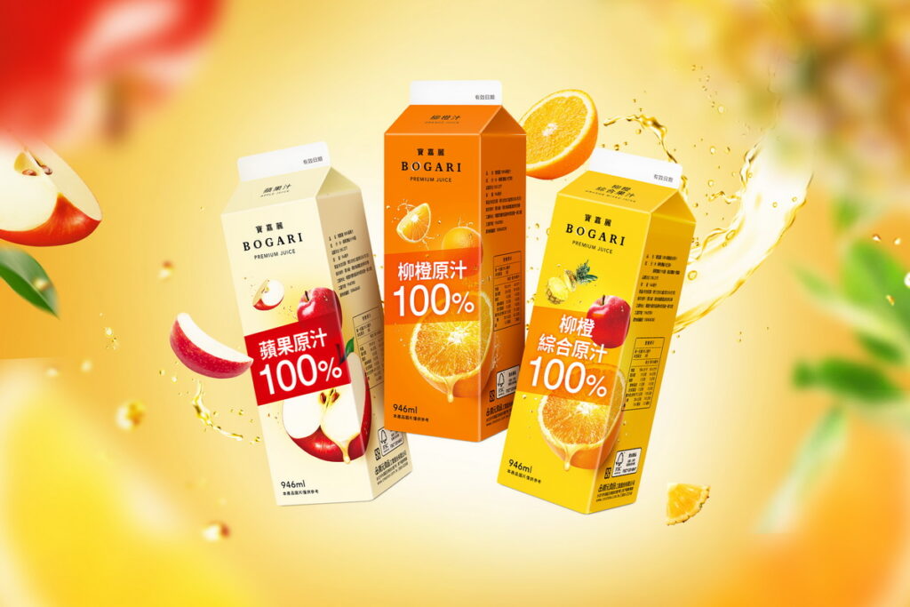 開元食品BOGARI寶嘉麗100%純果汁—掀起佐餐飲品新浪潮
