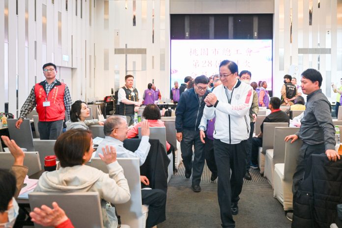 桃園市總工會第28屆會員大會登場 張善政盼攜手完善勞工權益 60 20250325145603830 scaled