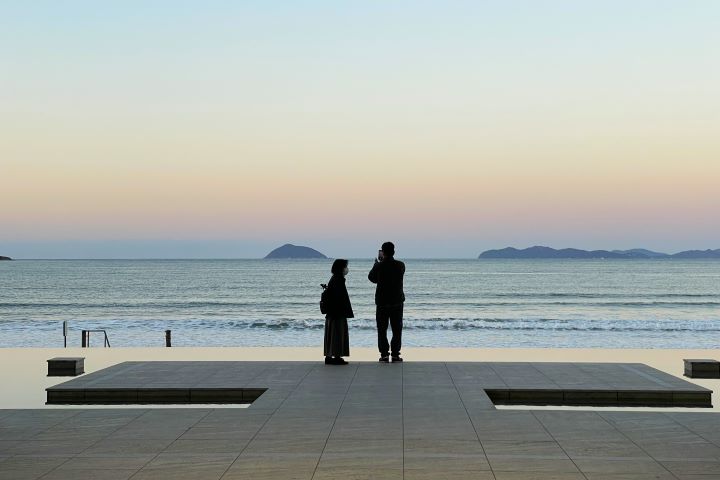 唐津 Seaside Hotel 無敵海景。 記者-何昕穎/攝影